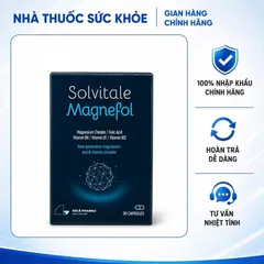 (Hàng nhập khẩu) Solvitale Magnefol Hộp 30 Viên - Bổ Sung Magie, Acid Folic Và Vitamin Nhóm B