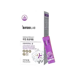 (Hàng nhập khẩu) Bifidolab Woman Project Hộp 20 Gói - Hỗ Trợ Cân Bằng Hệ Vi Sinh Âm Đạo Và Đường Ruột
