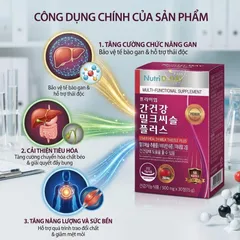 (Hàng nhập khẩu) Nutri D-Day Premium Liver Health Milk Thistle Plus Hộp 30 Viên - Hỗ Trợ Tốt Cho Gan