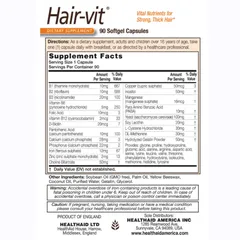 (Hàng nhập khẩu) Hair-Vit Hộp 30 Viên - Hỗ Trợ Nuôi Dưỡng Tóc