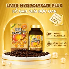 (Hàng nhập khẩu) Viên Uống Hỗ Trợ Giải Độc Gan Nichiei Bussan Liver Hydrolyzate Plus 180 Viên