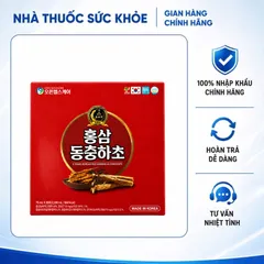 (Hàng nhập khẩu) Nước Hồng Sâm Đông Trùng Hộp Đỏ Ori Healthcare Hàn Quốc 30 Gói x 70ml - Bồi Bổ Sức Khỏe, Tăng Cường Miễn Dịch