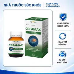 (Hàng chính hãng) Cefamax Famax Hộp 30 Viên - Hỗ Trợ Hoạt Huyết, Tăng Tuần Hoàn Máu Não