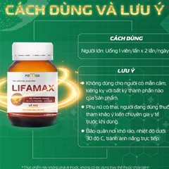 (Hàng chính hãng) Lifamax Hộp 30 Viên - Hỗ Trợ Giải Độc Gan, Mát Gan