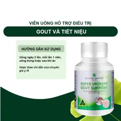 (Hàng nhập khẩu) Super Urinary Gout Support Hộp 100 Viên - Hỗ Trợ Xương Khớp Và Hệ Tiết Niệu