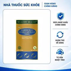(Hàng nhập khẩu) Marine Blue Shark Cartilage 750mg - Viên Uống Sụn Cá Mập Hỗ Trợ Xương Khớp