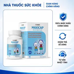 (Hàng nhập khẩu) Maxicap Nature Height Growth Hộp 60 Viên - Hỗ Trợ Phát Triển Chiều Cao