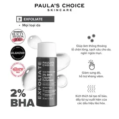 (Hàng nhập khẩu) Paula's Choice Skin Perfecting 2% BHA Liquid Exfoliant 30ml - Dung Dịch Loại Bỏ Tế Bào Chết