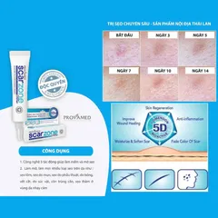 (Hàng nhập khẩu) Provamed Scar Zone Ultra Cream 10g - Kem Hỗ Trợ Làm Mờ Sẹo