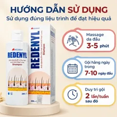 (Hàng nhập khẩu) Redenyl Dầu Gội Hỗ Trợ Chăm Sóc Tóc Dầu Gàu 200ml