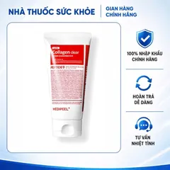 (Hàng nhập khẩu) Sữa Rửa Mặt Medipeel Lacto Collagen Clear Foam Cleanser 2.0 Tuýp 300ml - Làm Sạch, Hỗ Trợ Tái Tạo Da