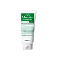 (Hàng nhập khẩu) Gel Rửa Mặt Medipeel Green Cica Collagen Clear Gel Cleanser 2.0 Tuýp 300ml - Làm Sạch Dịu Nhẹ, Kiểm Soát Dầu