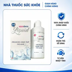 (Hàng nhập khẩu) Aquaderm Liquid Soap 150ml - Dung Dịch Xà Bông Hỗ Trợ Làm Sạch Da