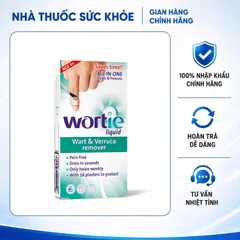 (Hàng nhập khẩu) Wortie Liquid 5ml - Dung Dịch Hỗ Trợ Chăm Sóc Vùng Da Cứng
