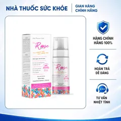 (Hàng nhập khẩu) Dung Dịch Vệ Sinh Dạng Bọt Dr.Rose Chai 110ml - Làm Sạch, Khử Mùi, Cân Bằng pH Vùng Kín