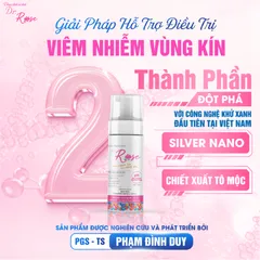 (Hàng nhập khẩu) Dung Dịch Vệ Sinh Dạng Bọt Dr.Rose Chai 110ml - Làm Sạch, Khử Mùi, Cân Bằng pH Vùng Kín