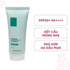 (Hàng nhập khẩu) Kem Chống Nắng KyungLab UV Green Calming Sun Essence 50ml - Trung Hòa Da Ửng Đỏ, Dịu Nhẹ Cho Da Nhạy Cảm