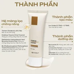 (Hàng nhập khẩu) Kem Chống Nắng KyungLab UV Beige Skin-Fit Sunscreen 50ml - Nâng Tone Be Tự Nhiên, Che Khuyết Điểm Nhẹ