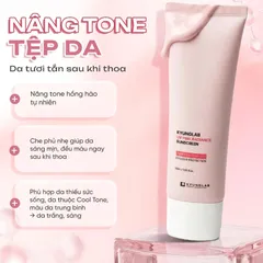 (Hàng nhập khẩu) Kem Chống Nắng KyungLab UV Pink Radiance Sunscreen 50ml - SPF50+/PA++++, Nâng Tone Hồng Rạng Rỡ