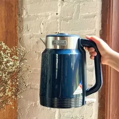 (Hàng chính hãng) Ấm Siêu Tốc 2 Lớp Cool Touch Kaiyo 2L Màu Xanh Navy