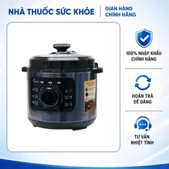 (Hàng nhập khẩu) Nồi Áp Suất Điện Hare HR-PC606 6L Màu Xanh - Công Suất 1000W, Bảng Điều Khiển Tiếng Việt