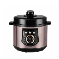 (Hàng nhập khẩu) Nồi Áp Suất Điện Hare HR-PC608 6L Màu Bạc - Lòng Nồi Inox 304 Đúc Liền Khối 3 Lớp