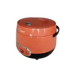 (Hàng nhập khẩu) Nồi Cơm Điện Hare HR-RC1205 Màu Cam 1.2L - Lòng Nồi Dạng Niêu, Chống Dính Ceramic