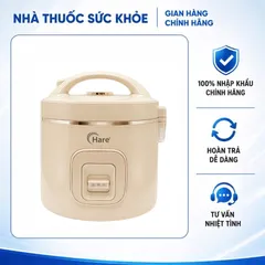 (Hàng nhập khẩu) Nồi Cơm Điện Hare HR-RC1818 1.8L - Công Suất 700W, Công Nghệ Ủ Ấm 2D