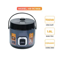 (Hàng chính hãng) Nồi Cơm Điện Hare HR-RC1806 1.8L - Công Suất 700W