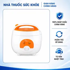 (Hàng chính hãng) Nồi Cơm Điện Hare HR-RC808 0.8L Màu Trắng Cam - Công Suất 250W