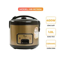 (Hàng chính hãng) Nồi Cơm Điện Hare HR-RC1006 1L - Công Suất 400W