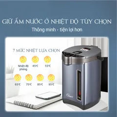 (Hàng chính hãng) Bình Thủy Điện Hare HR-AP3050 5.0L - Công Suất 1200W