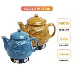 (Hàng chính hãng) Ấm Sắc Thuốc Hare HR-ST28 2.8L - Công Suất 450W
