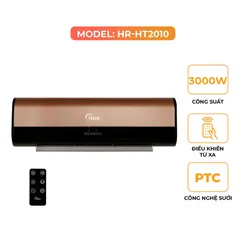 (Hàng chính hãng) Máy Sưởi Gốm Treo Tường Hare HR-HT2010 - Công Suất 3000W