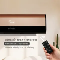 (Hàng chính hãng) Máy Sưởi Gốm Treo Tường Hare HR-HT2010 - Công Suất 3000W