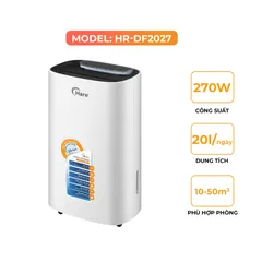 (Hàng chính hãng) Máy Hút Ẩm Hare HR-DF2027 - Công Suất 270W - 20L/ngày