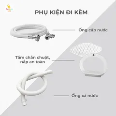 Máy giặt 3.5kg kèm sấy khô thế hệ mới Moaz BéBé MB – 119