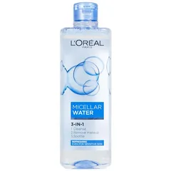 (Hàng nhập khẩu) Nước tẩy trang L'Oréal Micellar Water Refreshing cho da hỗn hợp và da dầu chai 400ml