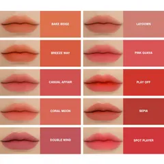(Hàng nhập khẩu) Son Kem Lì 3CE Blur Water Tint Casual Affair Cánh Hoa Hồng Khô 4,6Gr