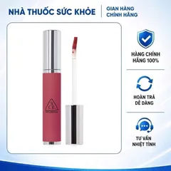(Hàng nhập khẩu) Son Kem Bùn 3CE Hazy Lip Clay Cherry Fluff Hồng Anh Đào 4g