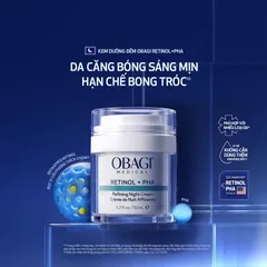 (Hàng nhập khẩu) Kem dưỡng trẻ hóa da ban đêm Obagi Medical Retinol + PHA 50ml
