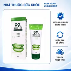 (Hàng nhập khẩu) Gel Dưỡng Ẩm 3WB Aloe Vera Soothing Gel Tuýp 150g