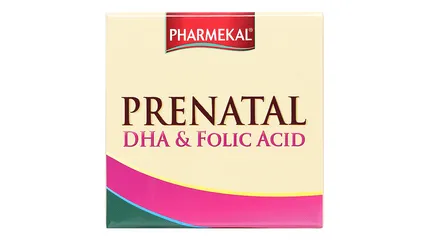 (Hàng nhập khẩu) Viên uống Prenatal DHA & Folic Acid Pharmekal bổ sung vitamin và khoáng chất cho bà bầu - Lọ 60 viên