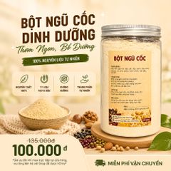 Bột Ngũ Cốc Dinh Dưỡng CAOFOOD - 11 Loại Hạt Tự Nhiên Đaklak, Không Chất Bảo Quản, Dễ Uống Cho Trẻ Em & Người Lớn