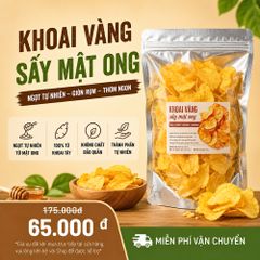 Khoai Sấy Giòn CAOFOOD 500gr - Snack Lành Mạnh Không Đường, Sạch, Nguyên Chất, Perfect Cho Người Ăn Kiêng và Trẻ Em