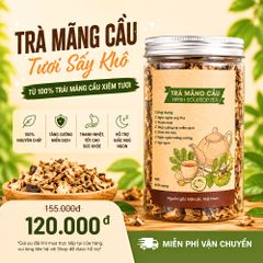 Trà Mãng Cầu Xiêm CAOFOOD 100% Tự Nhiên - Thảo Dược Hỗ Trợ Giấc Ngủ và Tăng Cường Sức Khỏe - Thơm Ngon, Dễ Uống, Trà Việt Nam