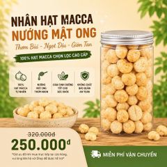 Hạt Macca Nướng Mật Ong CAOFOOD - Món Ăn Vặt Dinh Dưỡng Siêu Ngon, Giòn Rụm Ngọt Bùi, Quà Tặng Lý Tưởng cho Sức Khỏe