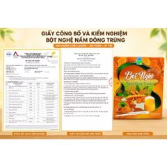 combo 2 hộp bột nghệ nấm đông trung