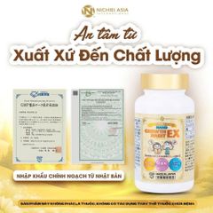 Nano Growth Habit EX 120 Viên Chính Hãng Nhật – Hỗ Trợ Tăng Chiều Cao, Bổ Sung Canxi DHA, Phát Triển Trí Não Trẻ Em