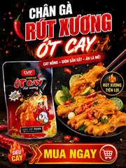 Combo 30 chân gà rút xương ớt cay LVF